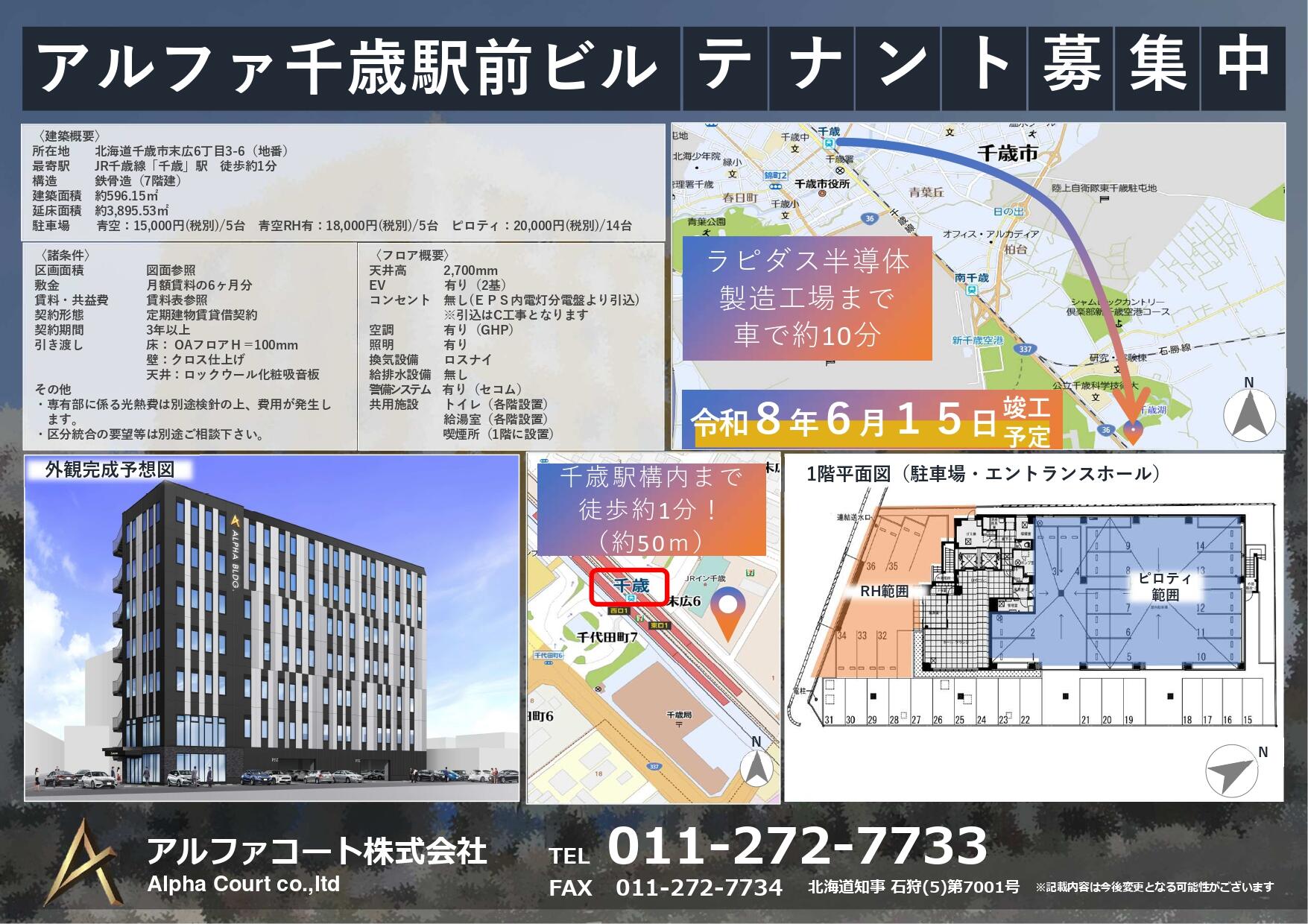 アルファ千歳駅前ビル　テナント